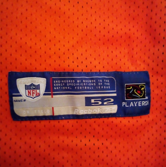 Reebok NFL Equipment Denver Broncos Jay Cutler #6 Embriodered Jersey Size 52 - Picture 8 of 10